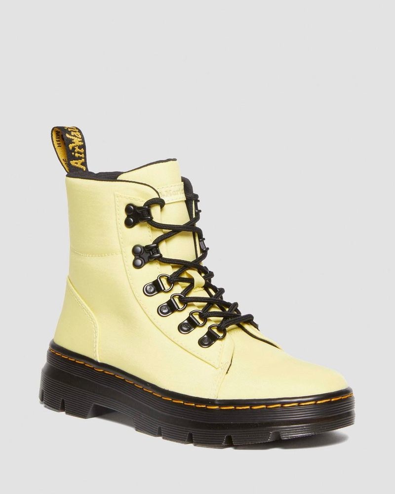 Dr Doc Martens Combs - Nylon & Cuero Casuales Boots (Cyclone Nylon) Azules Amarillos | MF56-J2MK