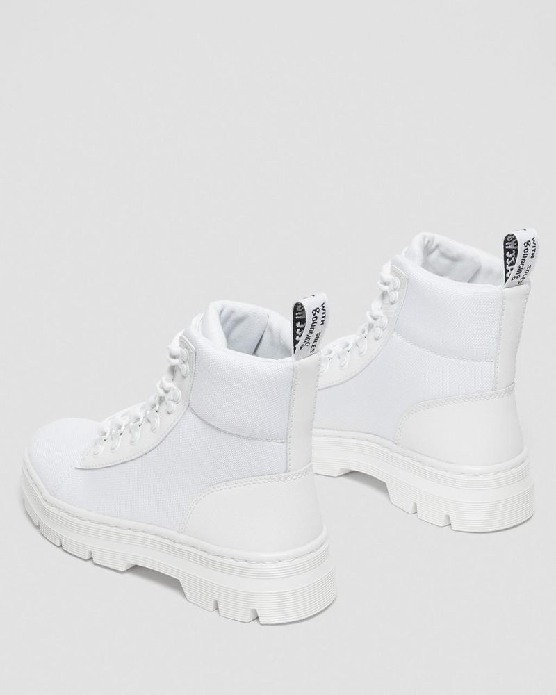 Dr Doc Martens Combs - Poly Casuales Boots (Ajax+Extra Tough Poly) Blancos | OG72-A5BO