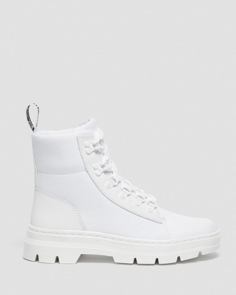 Dr Doc Martens Combs - Poly Casuales Boots (Ajax+Extra Tough Poly) Blancos | OG72-A5BO