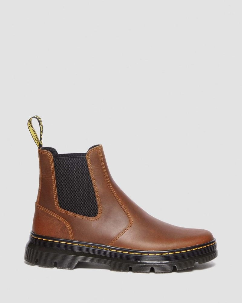 Dr Doc Martens Embury Pull Up Cuero Chelsea Boots (Archive Pull Up) Warm Tan | AU40-A6UT