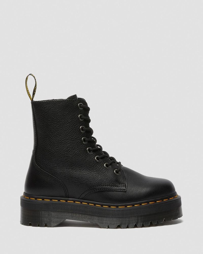 Dr Doc Martens Jadon III Boot Pisa Cuero Platforms (Pisa) Negros | LN92-W7AN