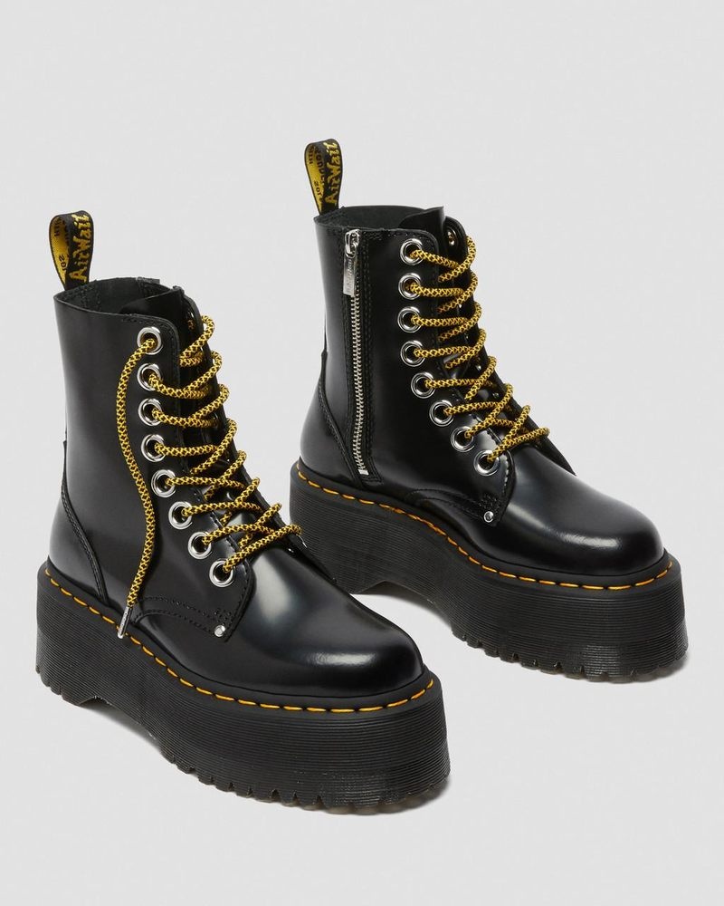 Dr Doc Martens Jadon Max Boot - Platforms (Buttero) Negros | ML40-K4CA