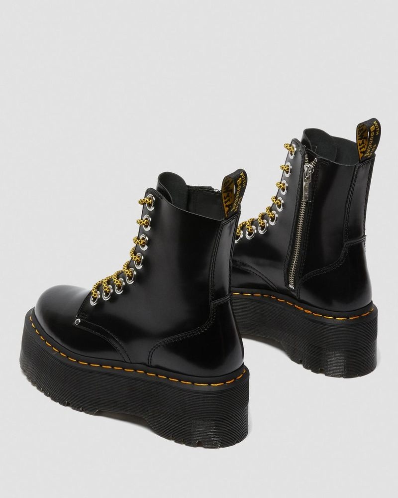 Dr Doc Martens Jadon Max Boot - Platforms (Buttero) Negros | ML40-K4CA