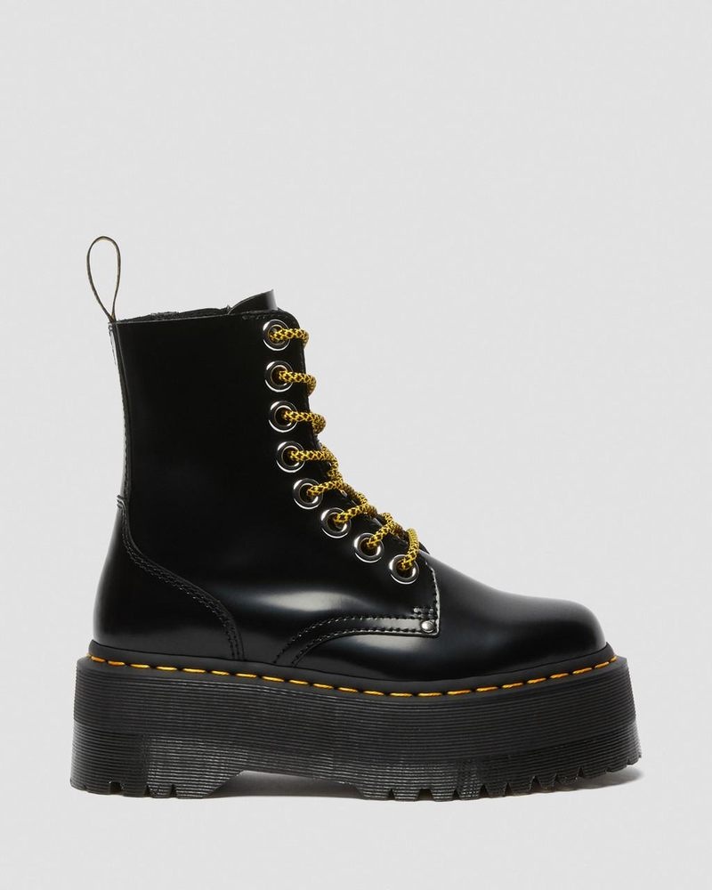 Dr Doc Martens Jadon Max Boot - Platforms (Buttero) Negros | ML40-K4CA