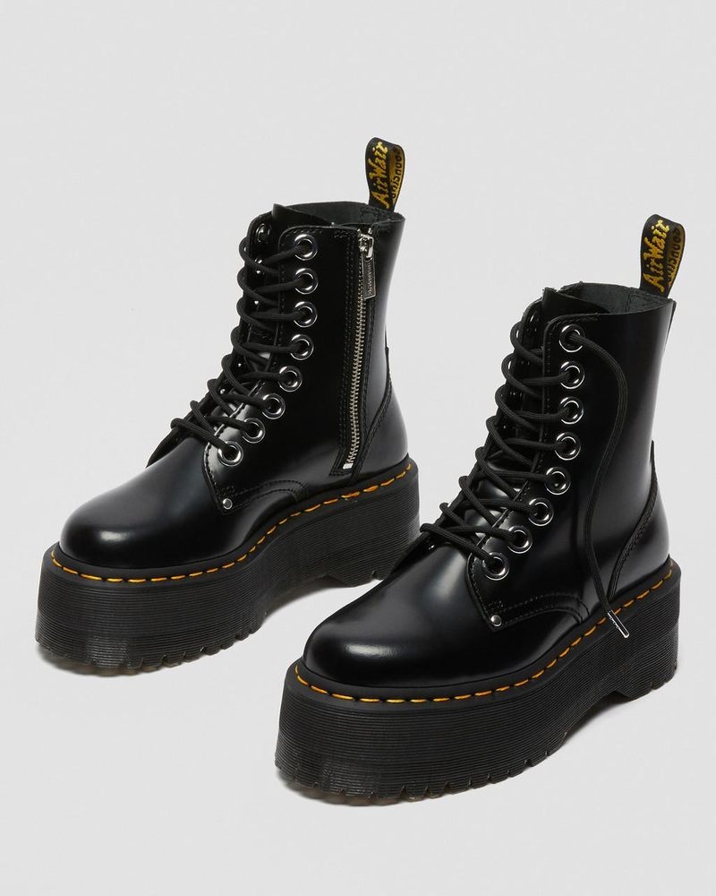 Dr Doc Martens Jadon Max Boot - Platforms (Buttero) Negros | ML40-K4CA