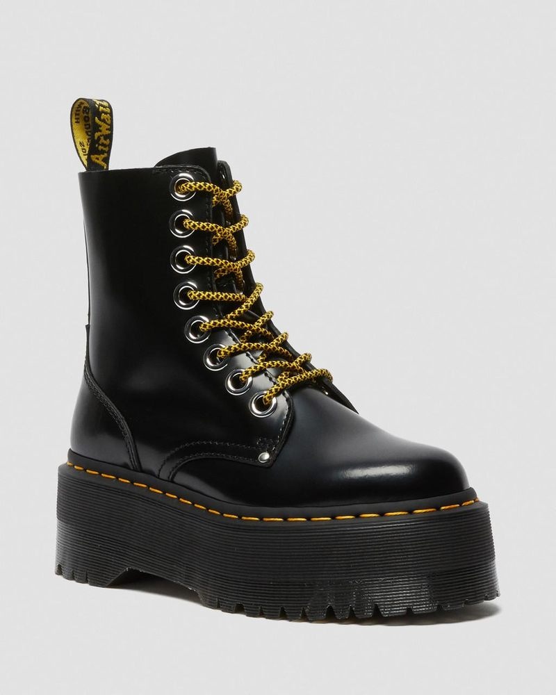 Dr Doc Martens Jadon Max Boot - Platforms (Buttero) Negros | ML40-K4CA