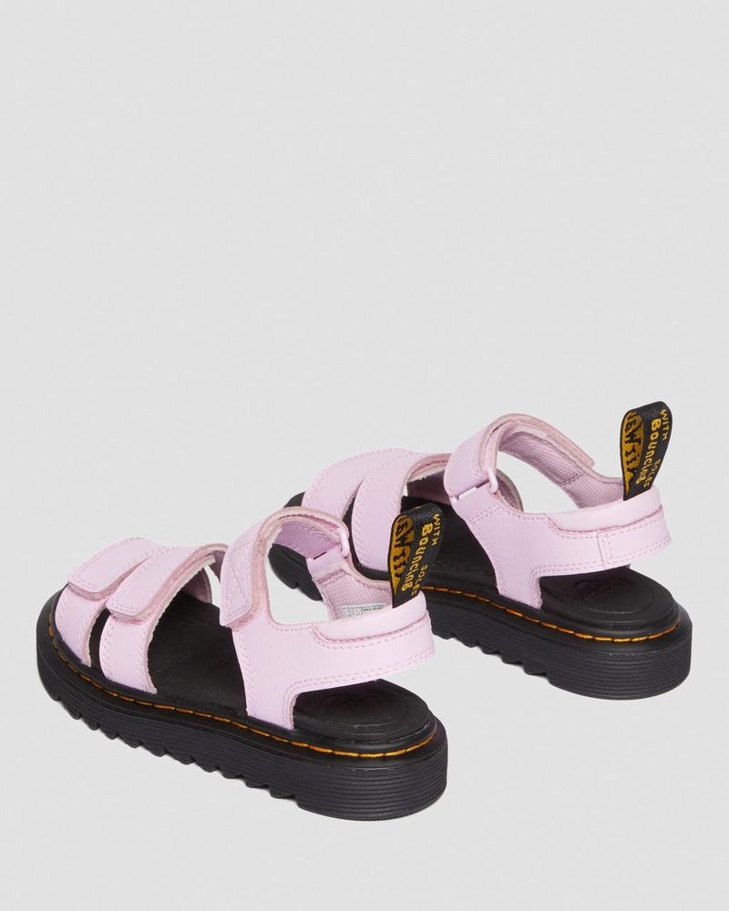 Dr Doc Martens Junior Klaire Athena Cuero Correa Sandals (Athena) Rosas | IG04-A8GH