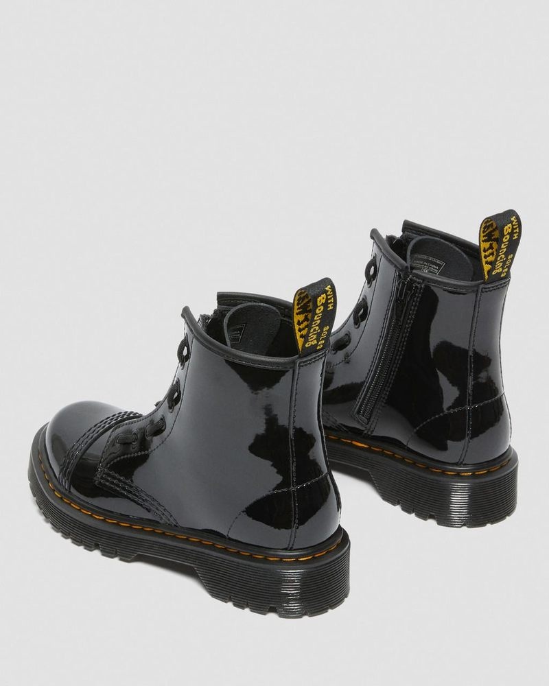 Dr Doc Martens Junior Sinclair Bex Charol Cuero Boots (Charol Cuero) Negros | OT22-S6OG