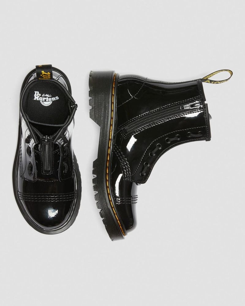 Dr Doc Martens Junior Sinclair Bex Charol Cuero Boots (Charol Cuero) Negros | OT22-S6OG