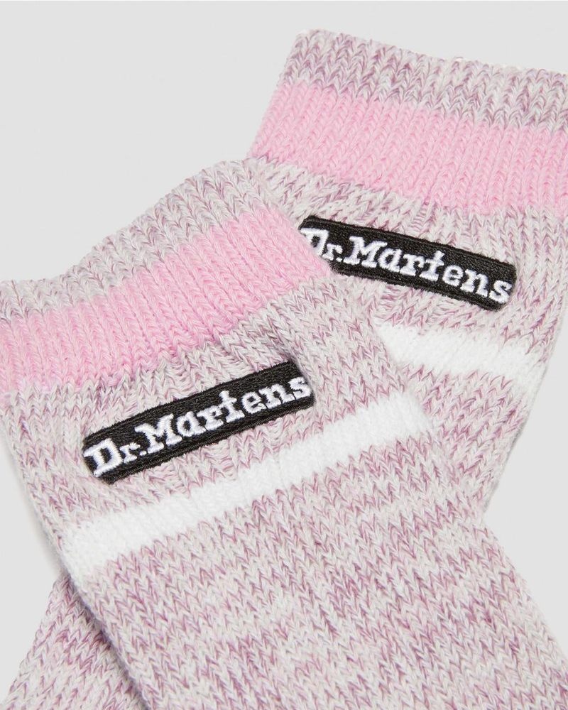 Dr Doc Martens Marl Organic Socks (Algodon Blend) Rosas | OS98-K4EV