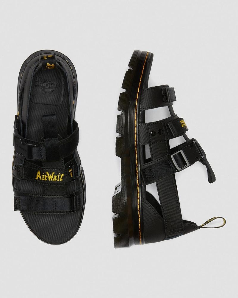 Dr Doc Martens Pearson Webbing Sandals (Element+Webbing) Negros | PA26-I2IC