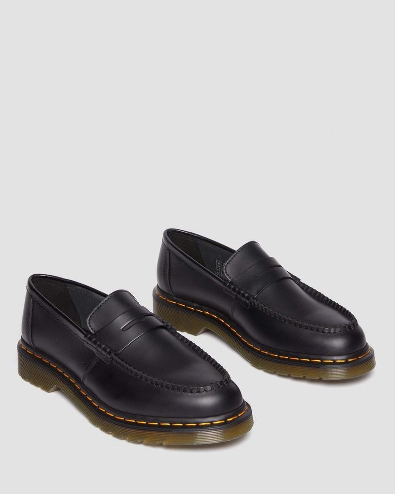 Dr Doc Martens Penton Smooth Cuero Loafers (Smooth Cuero) Negros | OR94-L9YO