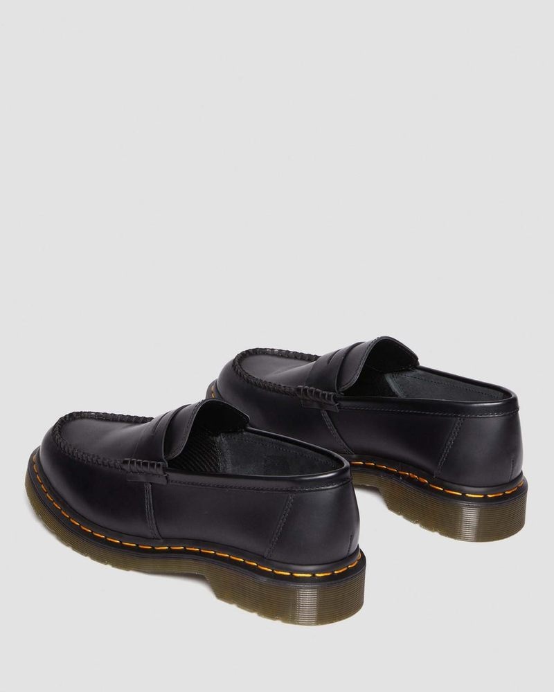 Dr Doc Martens Penton Smooth Cuero Loafers (Smooth Cuero) Negros | OR94-L9YO