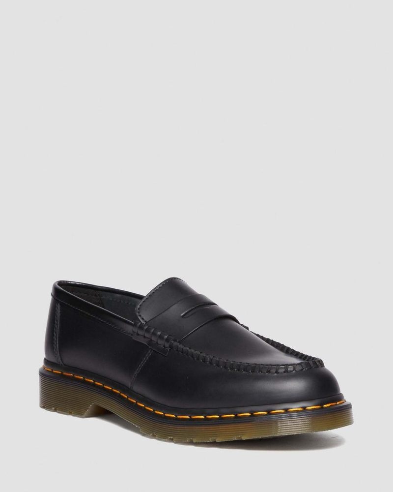 Dr Doc Martens Penton Smooth Cuero Loafers (Smooth Cuero) Negros | OR94-L9YO