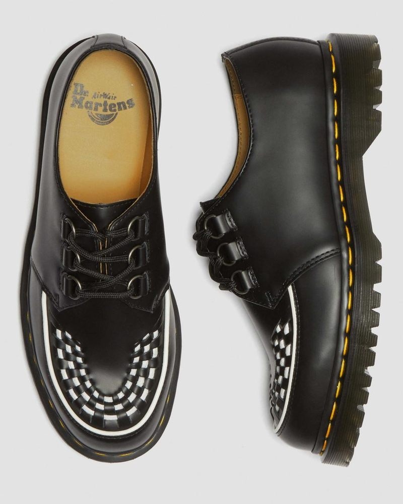 Dr Doc Martens Ramsey Smooth Cuero Creepers (Smooth Cuero) Negros | BZ42-N4UK