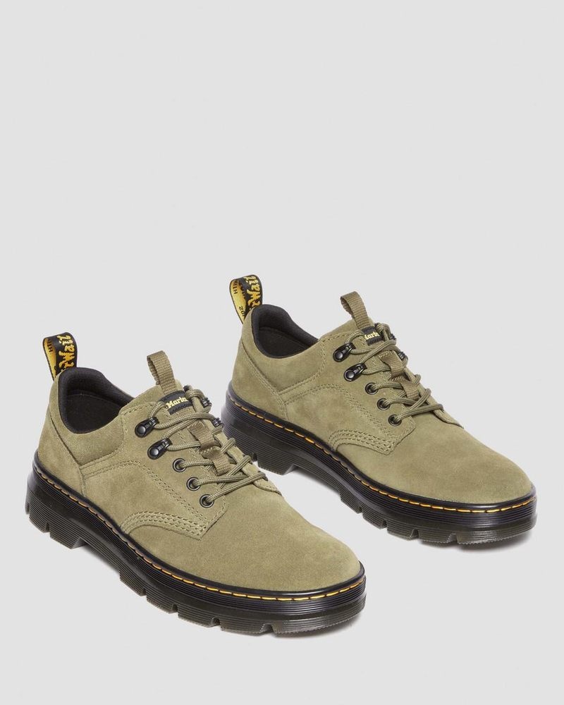 Dr Doc Martens Reeder Gamuza Utility Shoes (E.H.Gamuza) Verde Oliva | AY50-X8GC