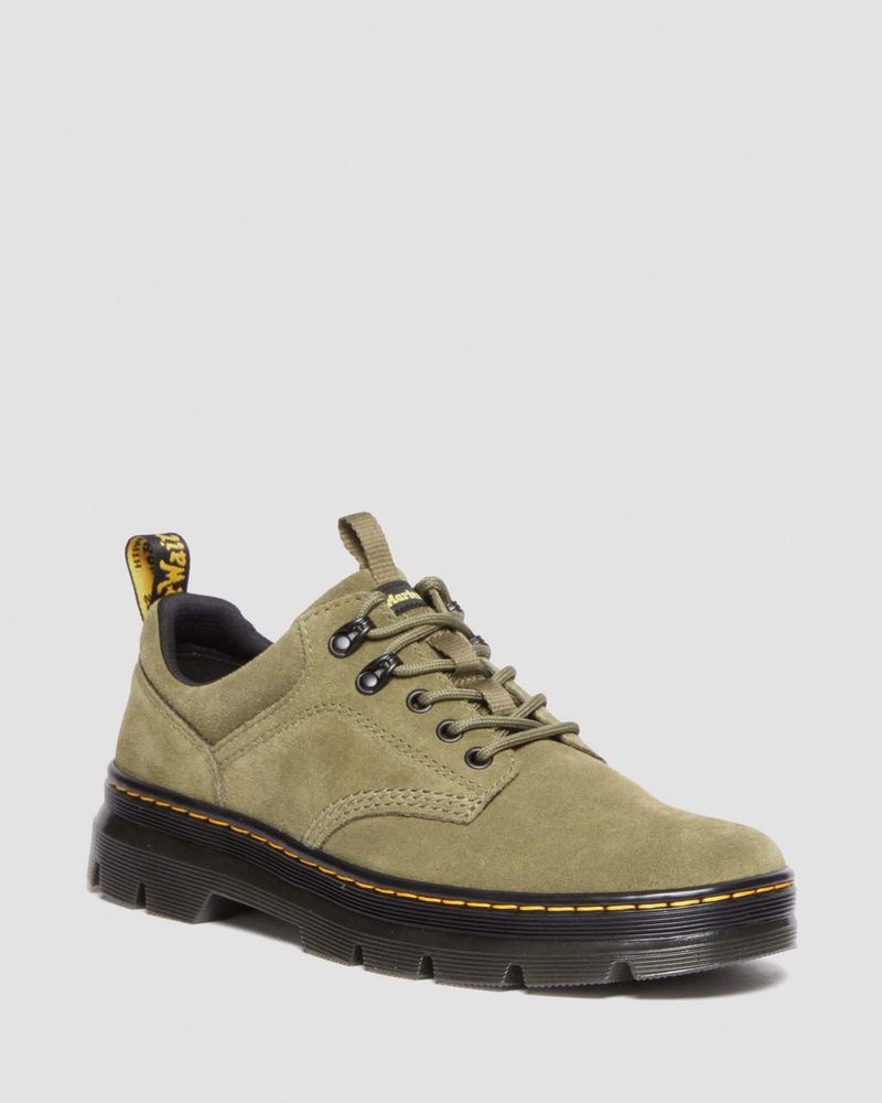 Dr Doc Martens Reeder Gamuza Utility Shoes (E.H.Gamuza) Verde Oliva | AY50-X8GC