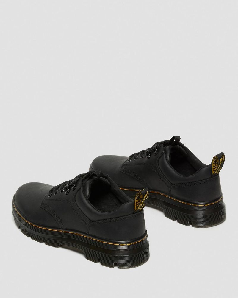 Dr Doc Martens Reeder Wyoming Cuero Utility Shoes (Wyoming) Negros | WD15-M3TP