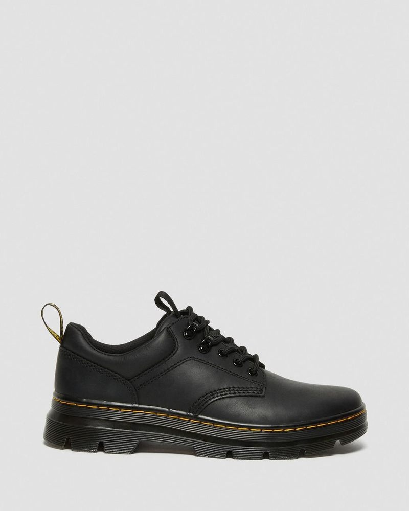 Dr Doc Martens Reeder Wyoming Cuero Utility Shoes (Wyoming) Negros | WD15-M3TP