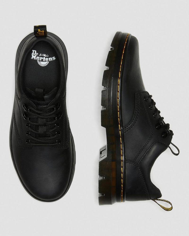 Dr Doc Martens Reeder Wyoming Cuero Utility Shoes (Wyoming) Negros | WD15-M3TP