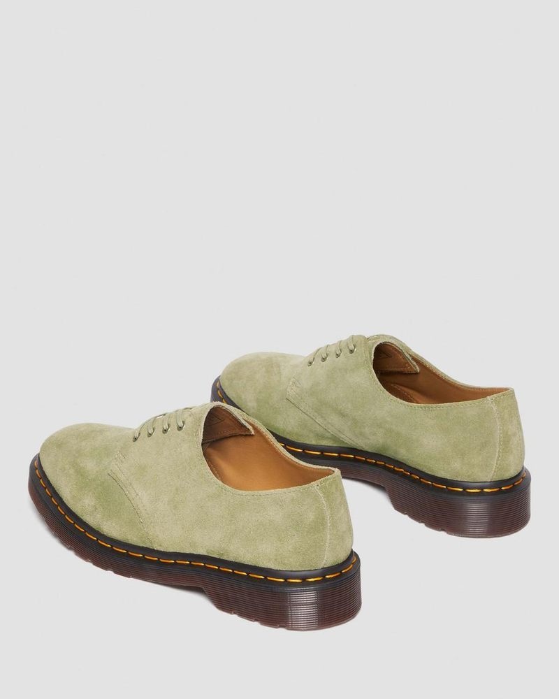 Dr Doc Martens Smiths Gamuza Vestido Shoes (Desert Oasis Gamuza) Verde Oliva | CS91-I0MC