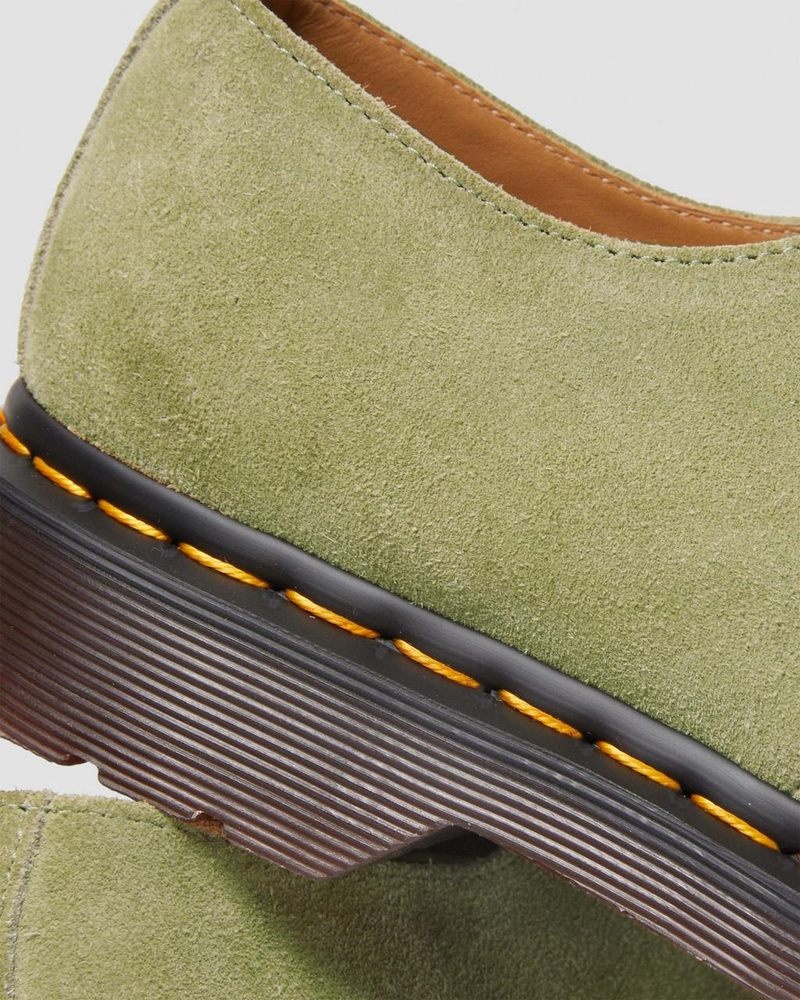 Dr Doc Martens Smiths Gamuza Vestido Shoes (Desert Oasis Gamuza) Verde Oliva | CS91-I0MC