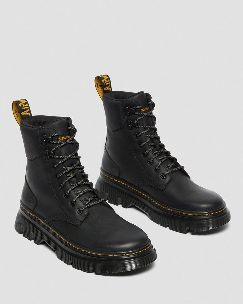 Dr Doc Martens Tarik Wyoming Cuero Utility Boots (Wyoming) Negros | KV66-O1FV