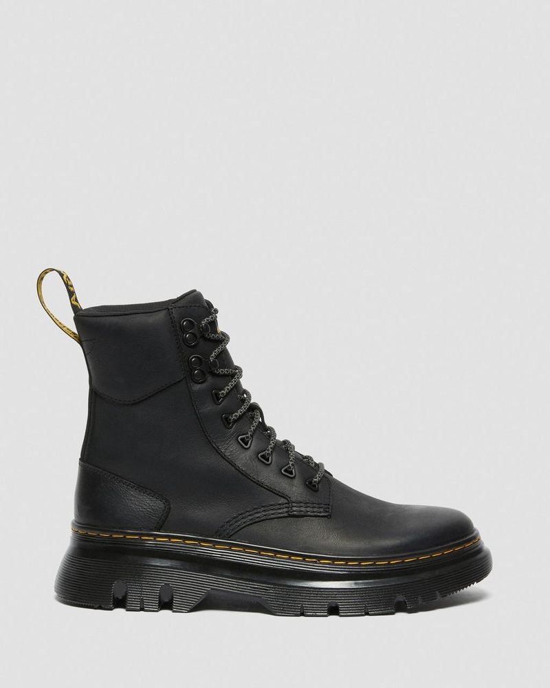 Dr Doc Martens Tarik Wyoming Cuero Utility Boots (Wyoming) Negros | KV66-O1FV