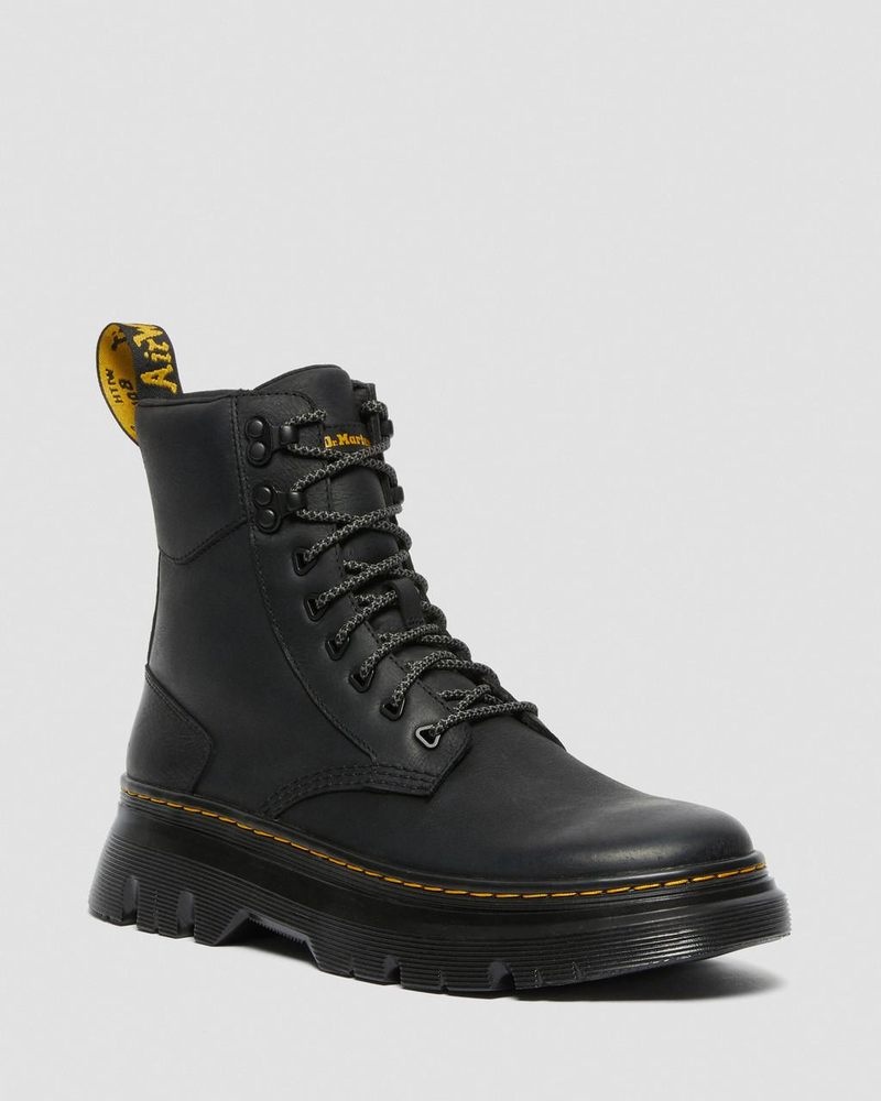 Dr Doc Martens Tarik Wyoming Cuero Utility Boots (Wyoming) Negros | KV66-O1FV