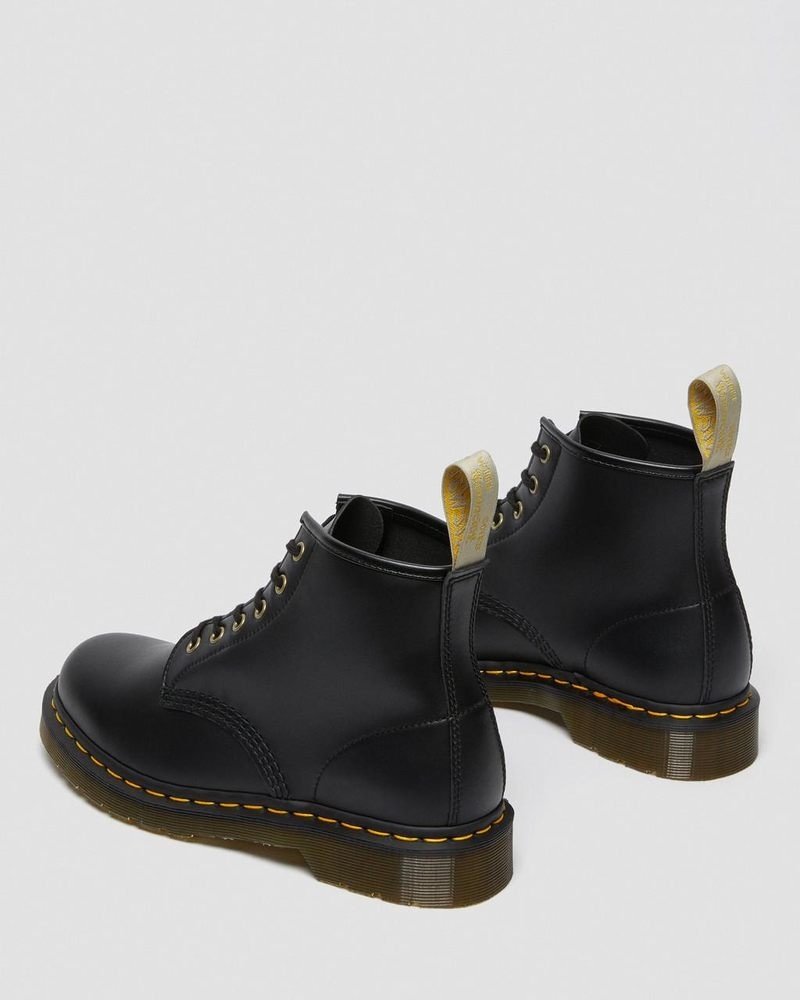 Dr Doc Martens Vegan 101 Felix Ankle Boots (Felix Rub Off) Negros | UT62-N1IL