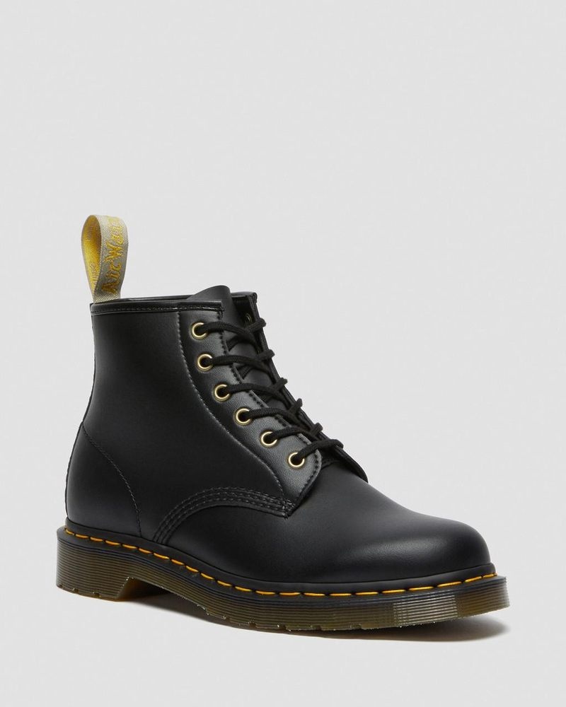 Dr Doc Martens Vegan 101 Felix Ankle Boots (Felix Rub Off) Negros | UT62-N1IL