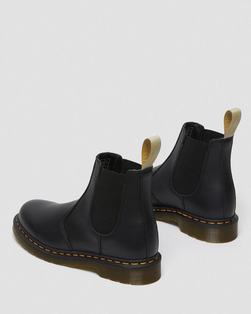 Dr Doc Martens Vegan 2976 Felix Chelsea Boots (Felix Rub Off) Negros | XD72-K9FM