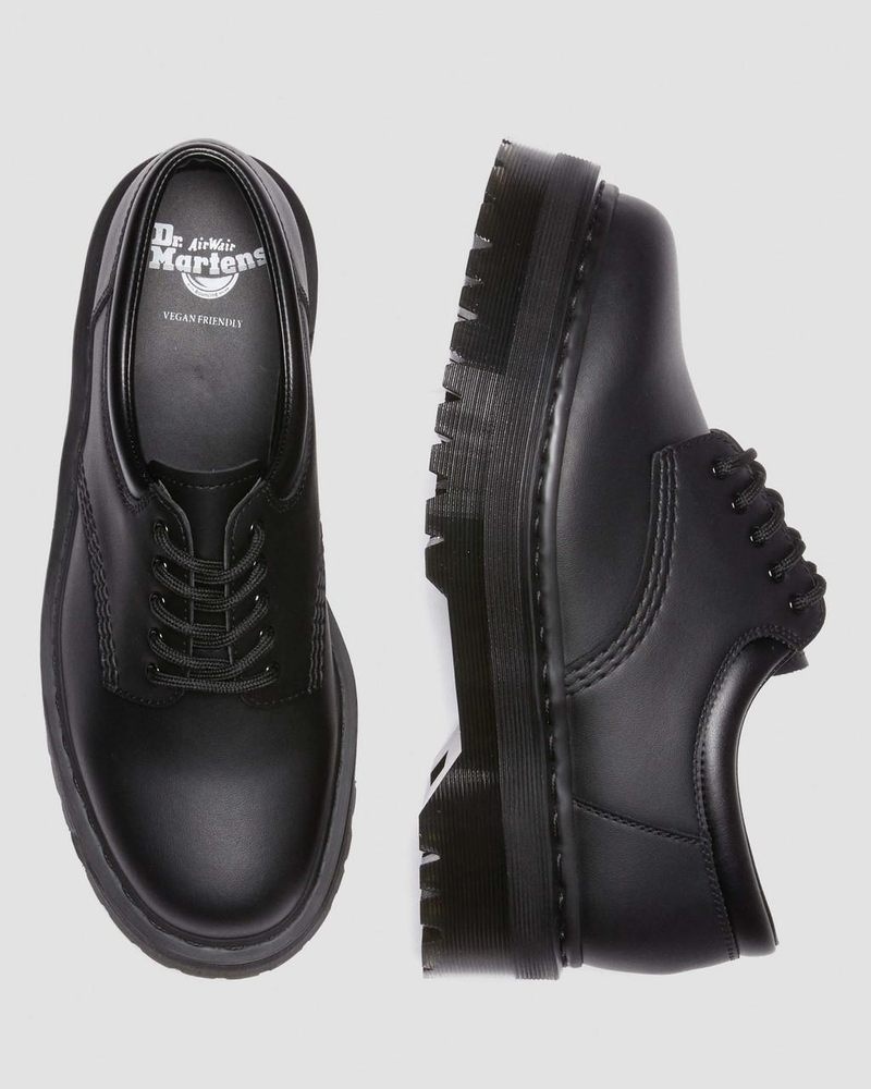 Dr Doc Martens Vegan 8053 Felix Plataforma Casuales Shoes (Felix Rub Off) Negros | TG35-G7IR