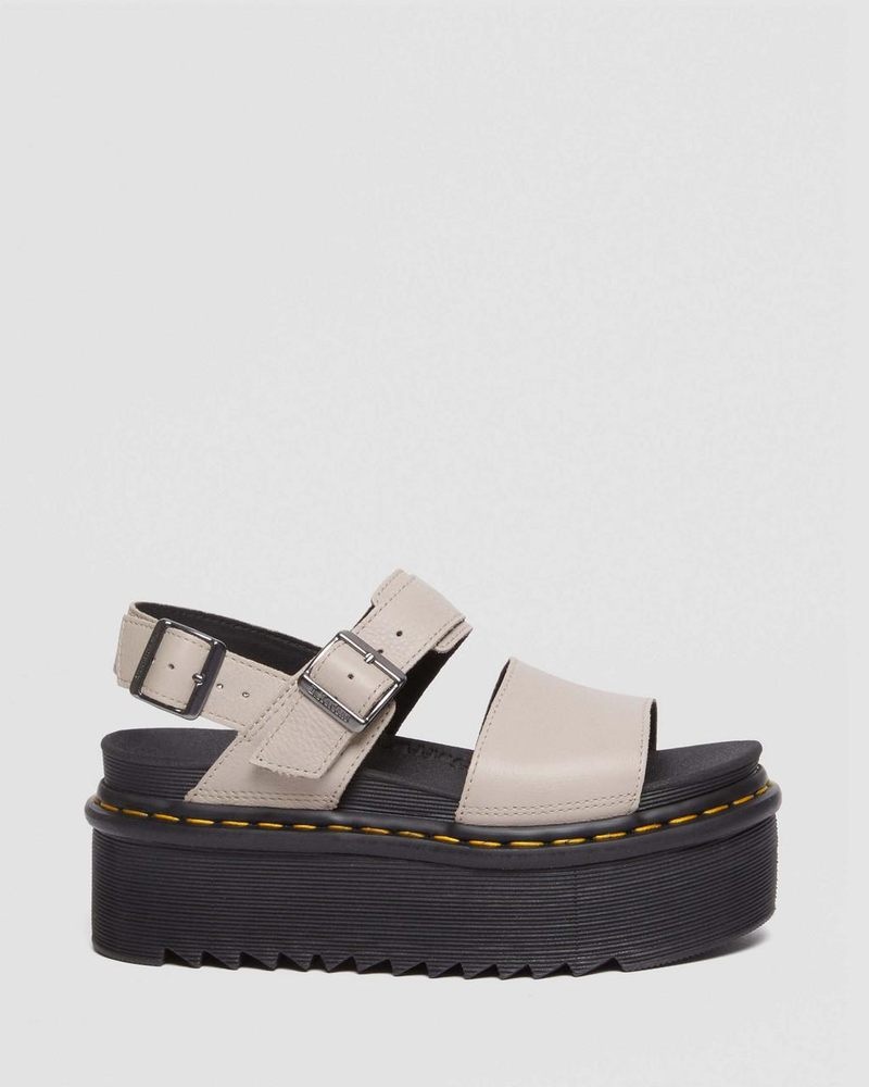 Dr Doc Martens Voss Pisa Cuero Plataforma Sandals (Pisa) | ES83-Z9AT