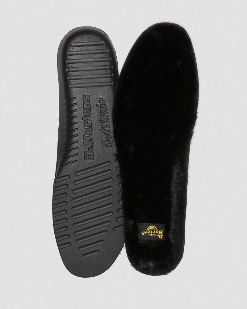 Dr Doc Martens Warmwair Shoe Insoles (Lux Faux+Hefty) Negros | YF29-T3ME