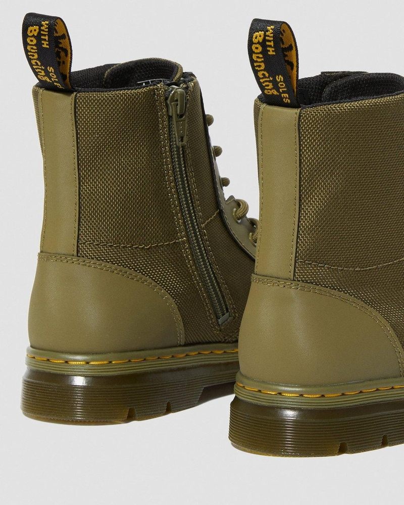 Dr Doc Martens Youth Combs Extra Tough Poly Casuales Boots (Extra Tough 50/50+Rubbery) Verde Oliva | OL26-K0RA