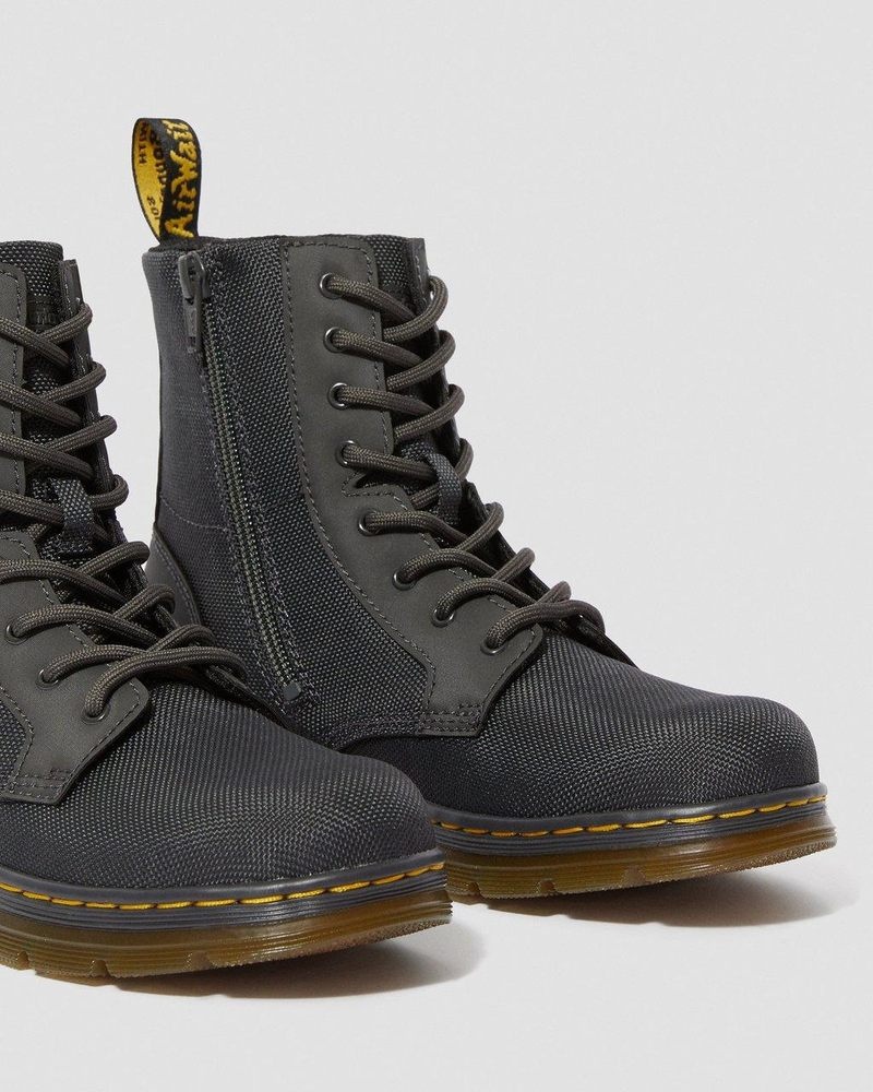 Tienda Online Botas Dr Doc Martens Ninos Youth Combs Extra Tough Poly Casuales Boots Extra Tough 50 50 Rubbery Charcoal