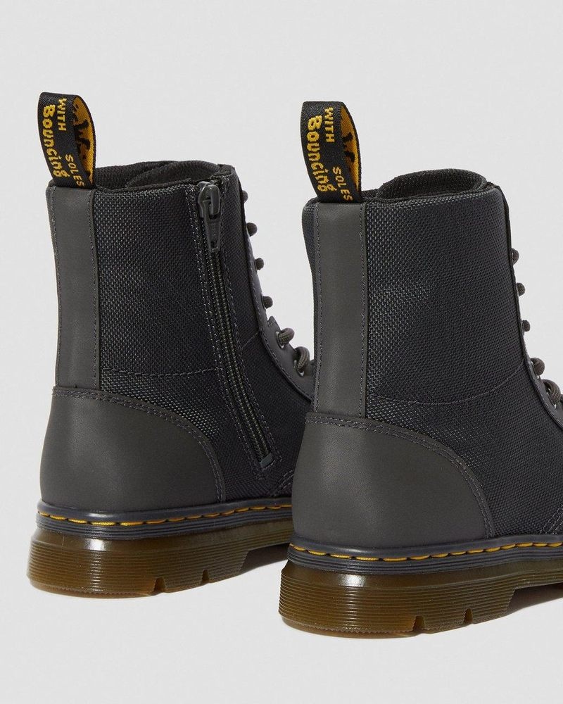 Tienda Online Botas Dr Doc Martens Ninos Youth Combs Extra Tough Poly Casuales Boots Extra Tough 50 50 Rubbery Charcoal